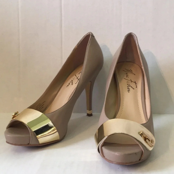 Marc Fisher Open Toe Pumps in size 7 1/2 - Picture 2 of 7